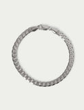Autograph sterling silver chunky curb chain bracelet - British product