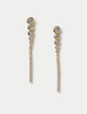 Autograph cubic zirconia skinny earrings - British product
