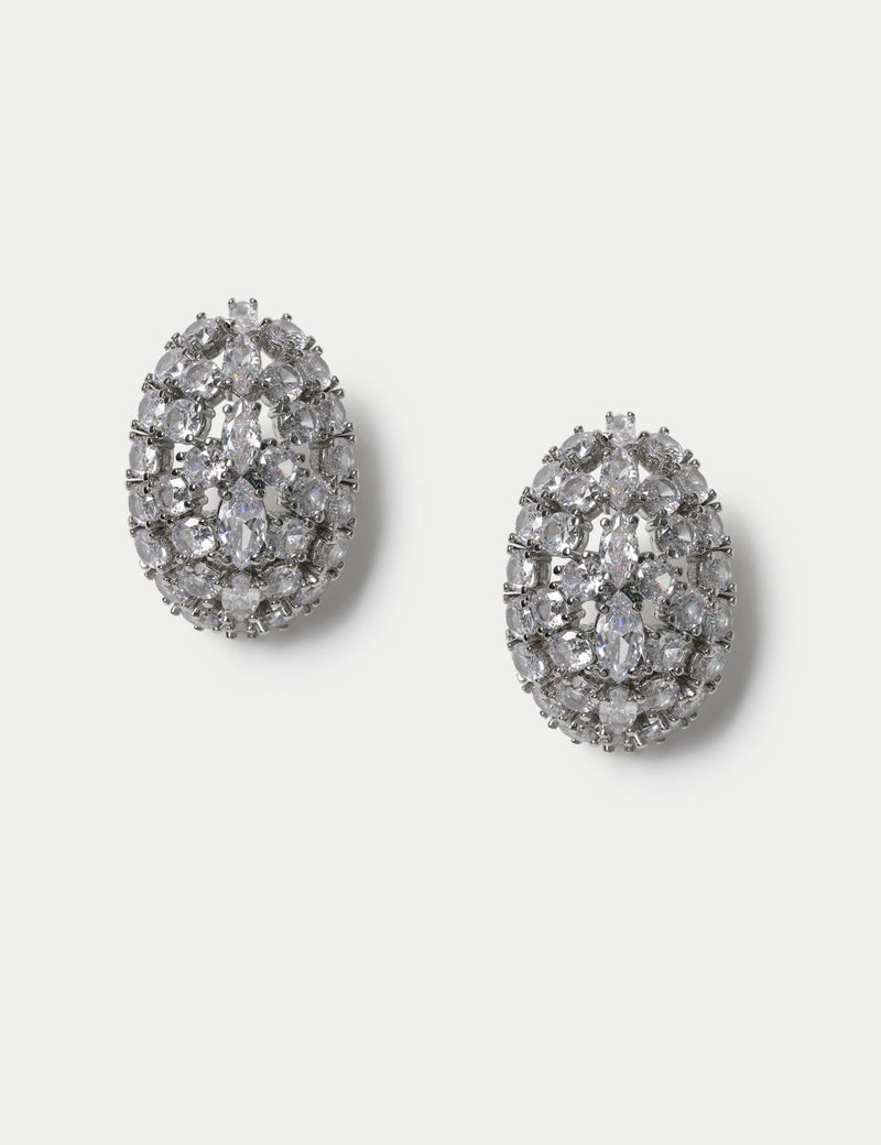 Autograph cubic zirconia stud earrings, UK version