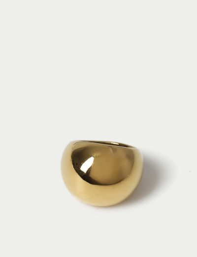 M&S Autograph Dome Ring Gold Plated- Buy online at McGrocer