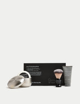 M&S Autograph Black Suede Shaving Set Grooming Kit- Buy online at McGrocer