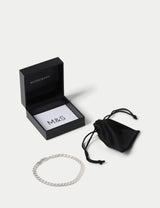 M&S Autograph Sterling Silver Curb Bracelet- Buy online at McGrocer