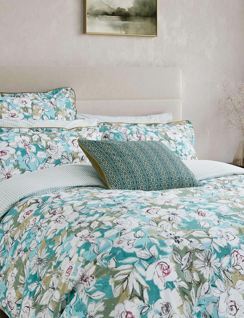 Bedeck of Belfast Azmi geometric cushion 50cm, imported from the UK