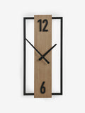 Bronx Natural Slimline Wall Clock 25cm, imported from the UK