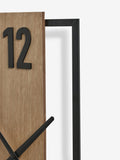 Bronx Natural Slimline Wall Clock 25cm, imported from the UK