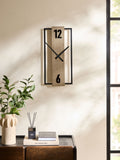 Bronx Natural Slimline Wall Clock 25cm, imported from the UK