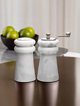 Next Interiors by Premier White Marble Salt and Pepper Set- Buy online at McGrocer
