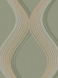 Graham & Brown Green Euphoria wallpaper (British brand)