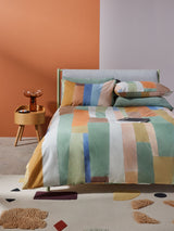 MADE.COM Multi Alonzo 180 Thread Count Duvet Cover and Pillowcase Set