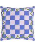 Furn outdoor cushion blue lemons abstract 43cm (British brand)