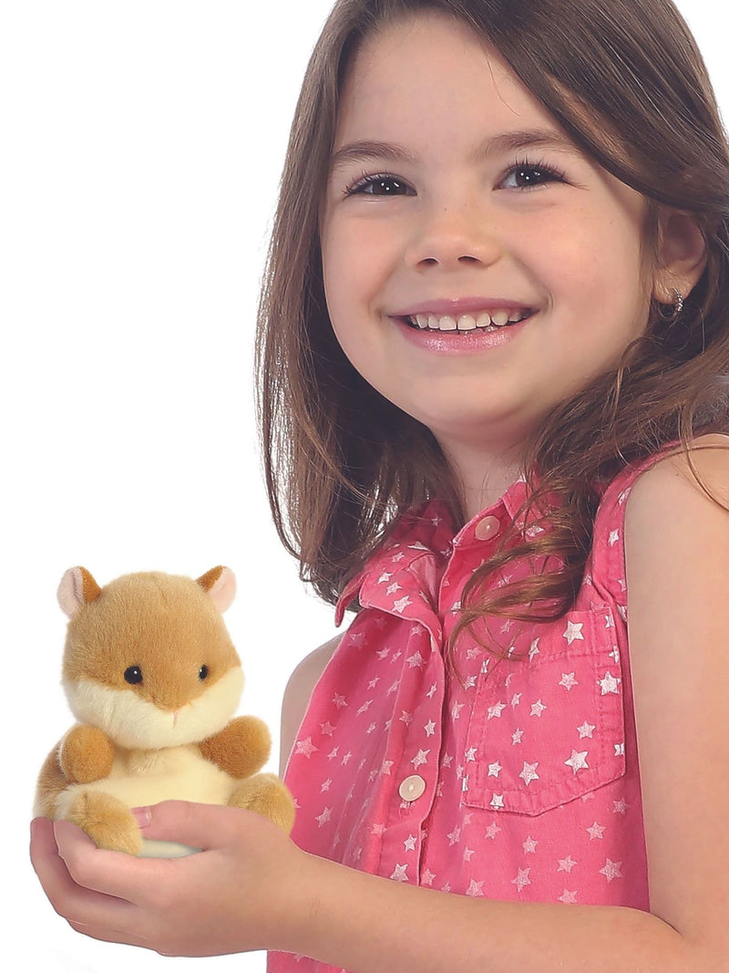 Aurora World Palm Pals Happy Hamster soft toy 10cm - British product