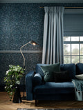 Graham & Brown Blue Salix Leaves wallpaper - British product