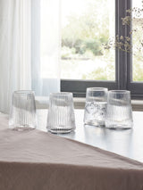 Next Hollis Clear Angular Short Tumbler Glasses 10.5cm Height- Buy online at McGrocer