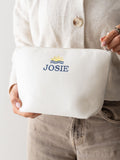 No Ordinary Gift personalised embroidered felt travel bag 18x19x9cm - British product