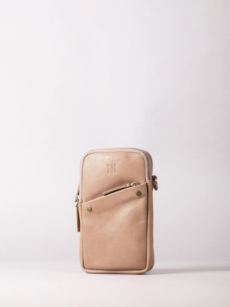 Lakeland Leather Taupe Harstone Travel Bag, imported from the UK