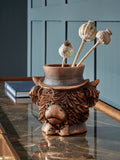 Bronze Hamish The Highland Cow Flower Vase