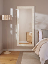 Next White Stone Effect Full Length Mirror- Buy online at McGrocer