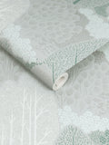 Graham & Brown grey Scandiscape wallpaper, 100% paper - British product