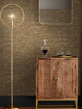 Next Graham & Brown Gold Vincenzo Wallpaper Sample A4- Buy online at McGrocer