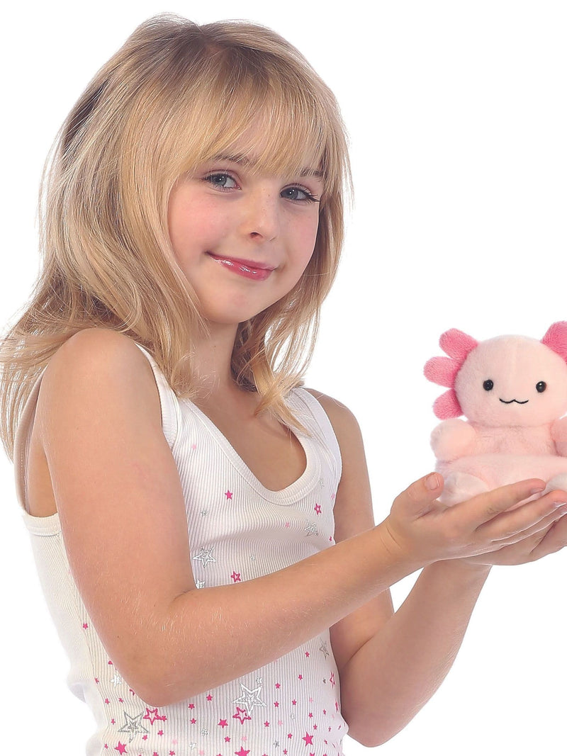 Aurora World Palm Pals Axolotl soft toy, UK version