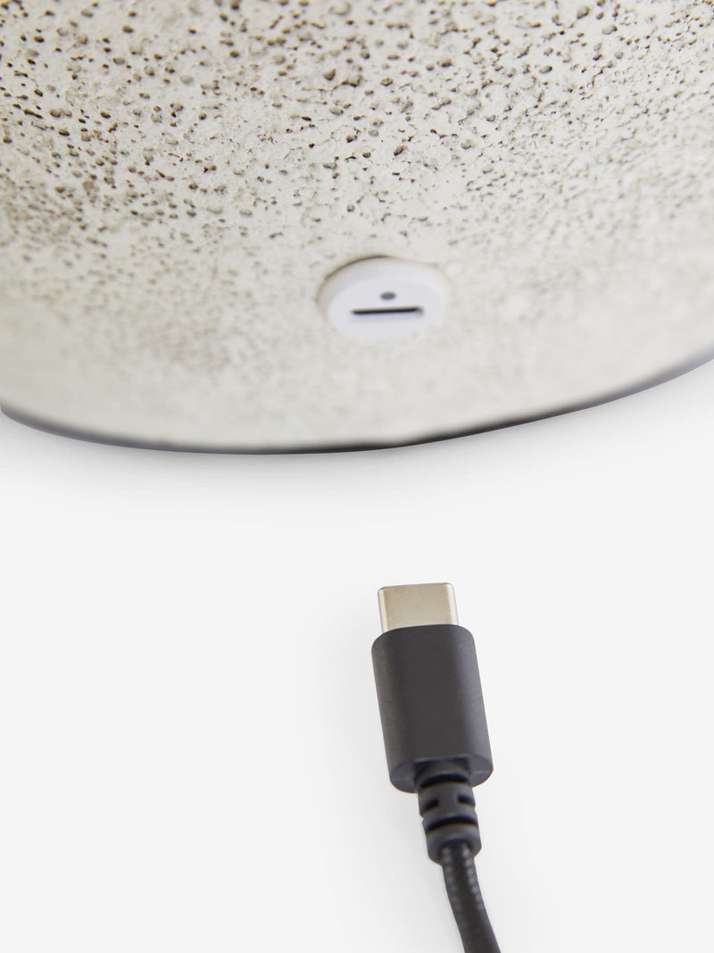 Grey Kineton large rechargeable table lamp, imported from the UK