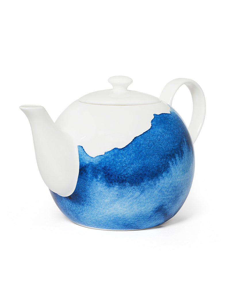 Rick Stein Blue Coves of Cornwall teapot 1.35L, imported from the UK