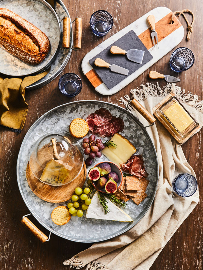 Maison by Premier marble acacia chopping board 40x18x2cm, imported from the UK
