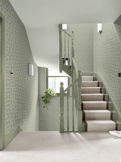 Next Graham & Brown Green Hopwood Cottage Wallpaper- Buy online at McGrocer