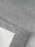 Enhanced Living grey thermal blackout door curtain, imported from the UK