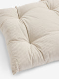 Natural Bronx stripe chair cushions set of 2, imported from the UK
