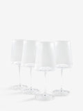 Hollis clear angular wine glasses set of 4, UK version