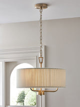 Next Yale White 3 Light Chandelier- Buy online at McGrocer