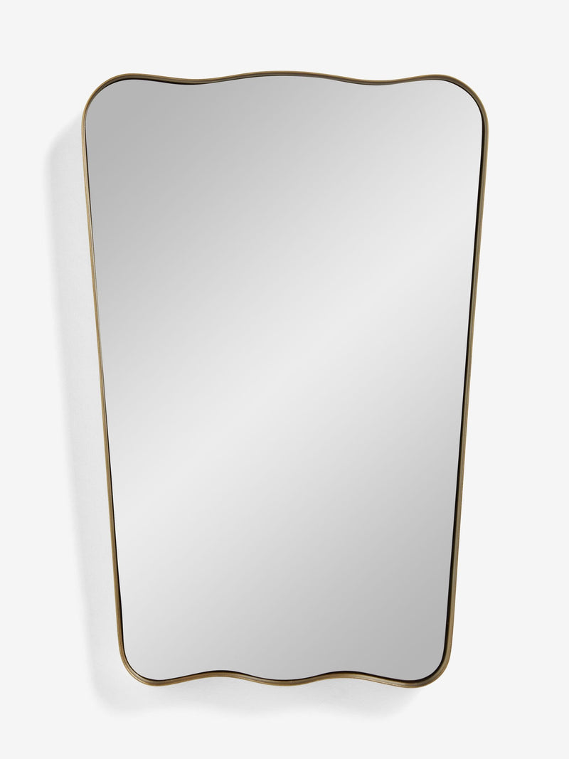 N. Premium gold bathroom wall mirror 60cm x 40cm - British product