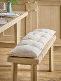 Natural Bronx Stripe Bench Dining Bench Seat Cushions