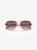 Coach Pink Pilot sunglasses Hc7161, imported from the UK