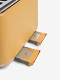 Ochre Yellow Bronx 4 Slice Toaster
