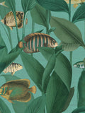 Graham & Brown Aquarium Aquamarine wallpaper sample A4, UK version