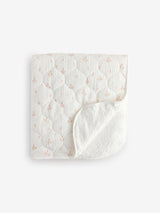 Next Delicate Floral Muslin Baby Fleece Blanket 80cm x 70cm- Buy online at McGrocer