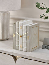 Next Beige Chic Books Mantle Clock- Buy online at McGrocer