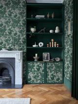 Next Graham & Brown Enzia Emerald Wallpaper- Buy online at McGrocer