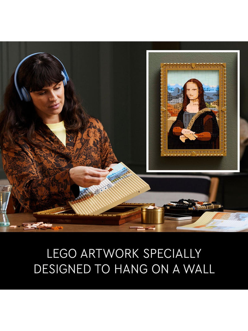 LEGO Art Mona Lisa building set 1503 pieces, imported from the UK