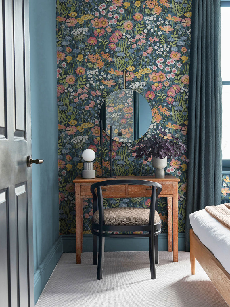 Graham & Brown Wallflower Dusk wallpaper sample (British brand)