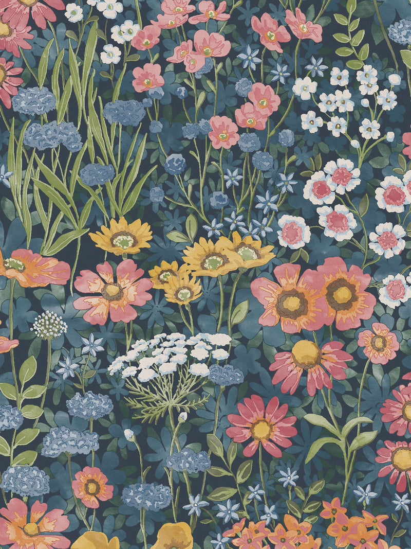 Graham & Brown Wallflower Dusk wallpaper sample (British brand)