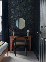 Next Graham & Brown Blue Obassia Wallpaper Sample- Buy online at McGrocer