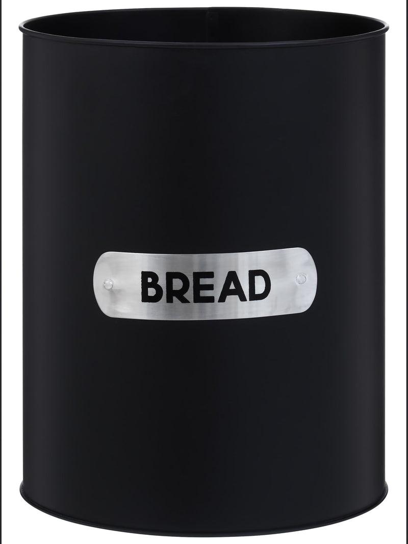 Premier Maison Black Liberty bread bin, imported from the UK
