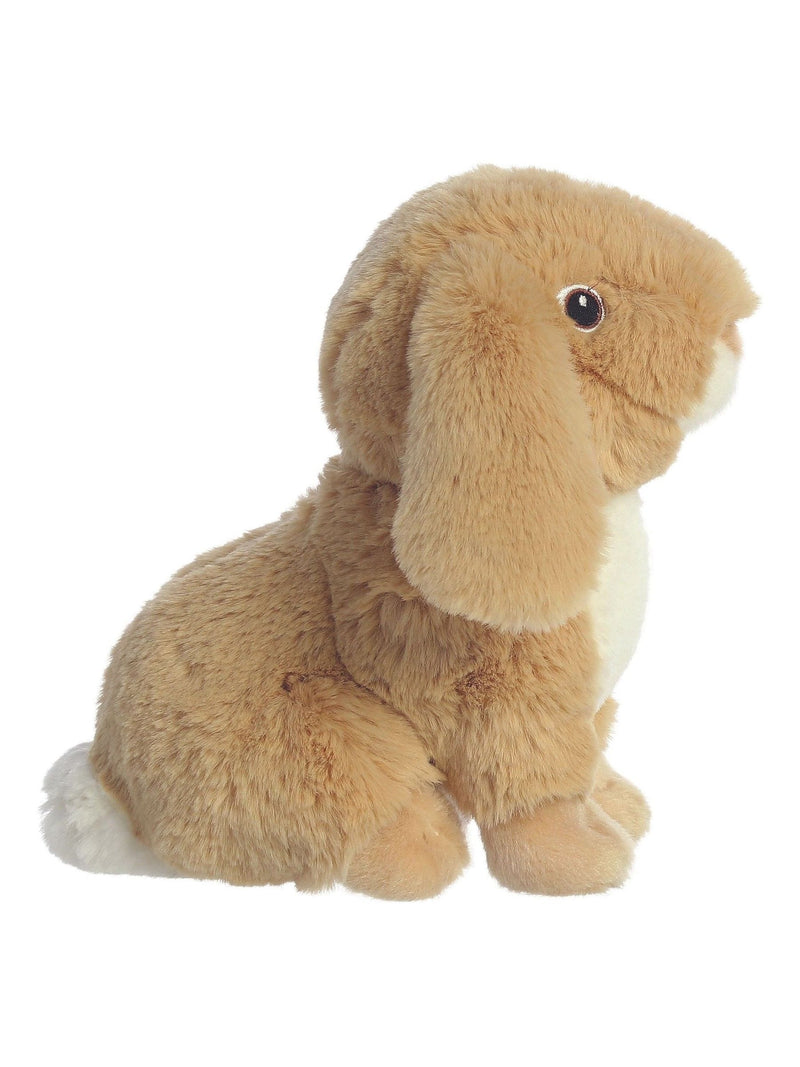Aurora World lop-eared rabbit tan soft toy 24cm, imported from the UK
