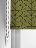 Orla Kiely roller blinds Olive Green Linear Stem made to measure, UK version