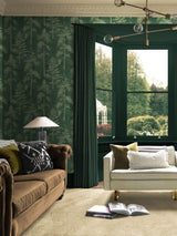 Next Graham & Brown Green Norse Forrest Emerald Wallpaper Sample- Buy online at McGrocer