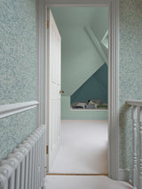 Next Graham & Brown Blue Salix Leaves Breathe Wallpaper Sample- Buy online at McGrocer