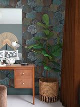 Next Graham & Brown Black Twyla Midnight Wallpaper Sample- Buy online at McGrocer